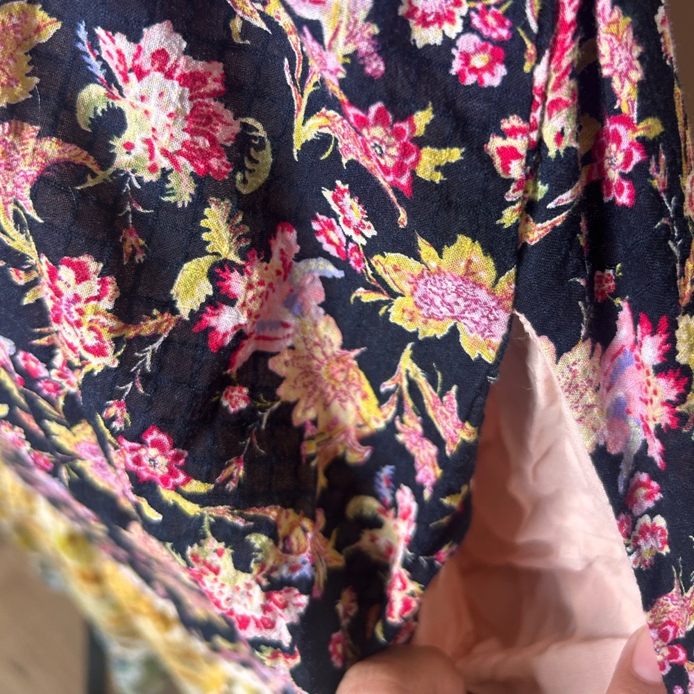Anthropologie Ruffled Floral Patchwork Maxi Dress - Picture 3 of 4